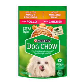 dog chow minis y pequeños pollo