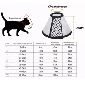 guía tallas collar isabelino