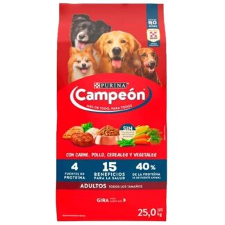 croquetas purina campeón 25kg